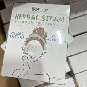 5 Packs Steam Eye Masks, Heated Eye Mask Relieve Eye Fatigue, Gentle Steam Self